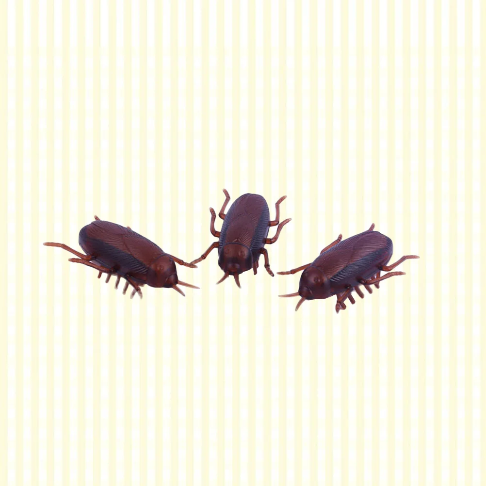 

3 шт. пластиковые вибрационные тараканы для ползания, шутки, смешные гаджеты, Ужасный Декор, реквизит, искусственные розыгрыши