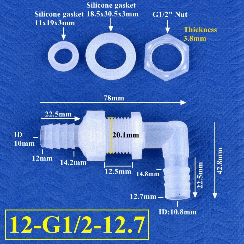 

SgooHan перфорированный локоть соединитель G1/2 для аквариума