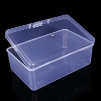 transparent plastic storage jewelry box container for beads earring box for jewelry cosmetics puff storage box case container