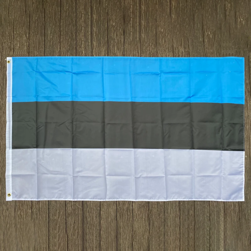 free  shipping  xvggdg  Estonia flag Banner 90*150cm Hanging Estonia National flag