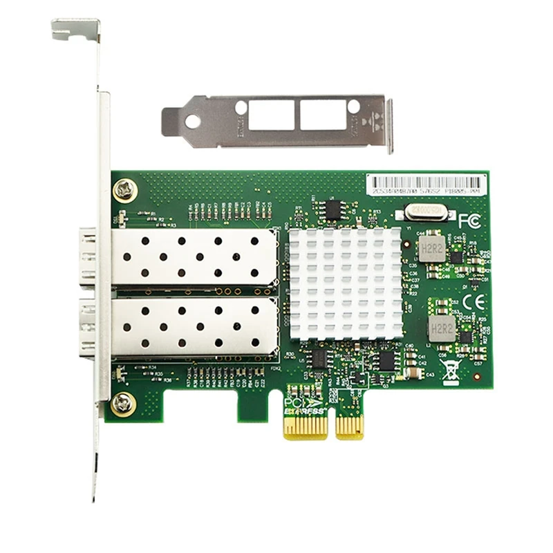 AU42 -Network Card NIC, With 82576EB/GB Chip, Dual SFP PCI-Ex1, Ethernet Server Converged Network Adapter NA82576-2SFP