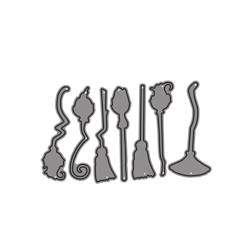 

Волшебная метла инструмент Рамка Металлическая высечка/форма для скрапбукинга ремесло тиснение трафарет высечка карточек