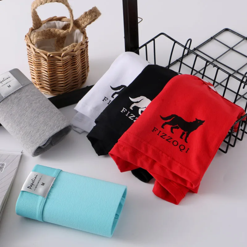 

Men's Pure Cotton High-end Flat Angle Underwear