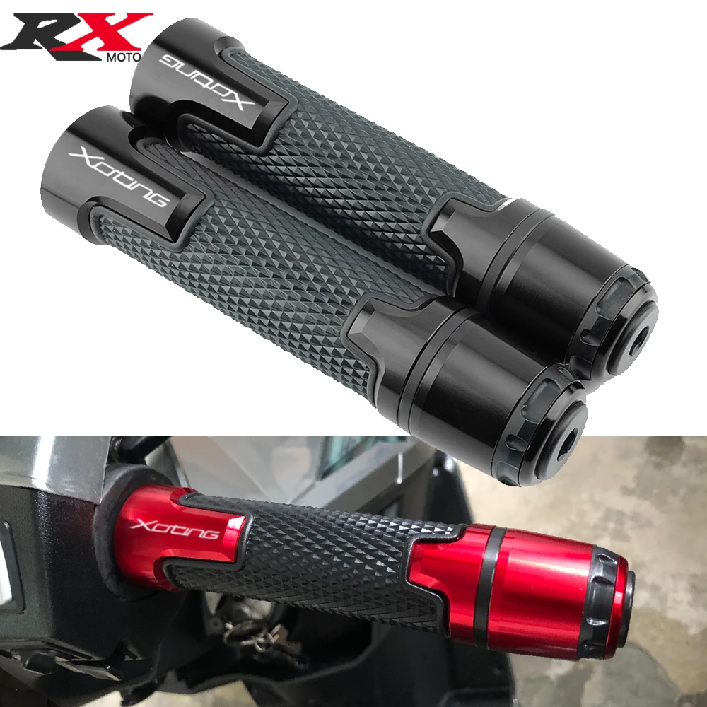 

New For KYMCO XCITING 250 300 350 400 400S 500 Handlebar Grips 22MM 7/8'' Handle Grip Hand End Plug Caps Motorcycle Accessories