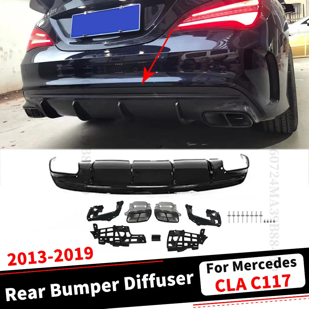 

Защитный диффузор для Mercedes W117 C117 Benz CLA 2013-2019 260 200 220