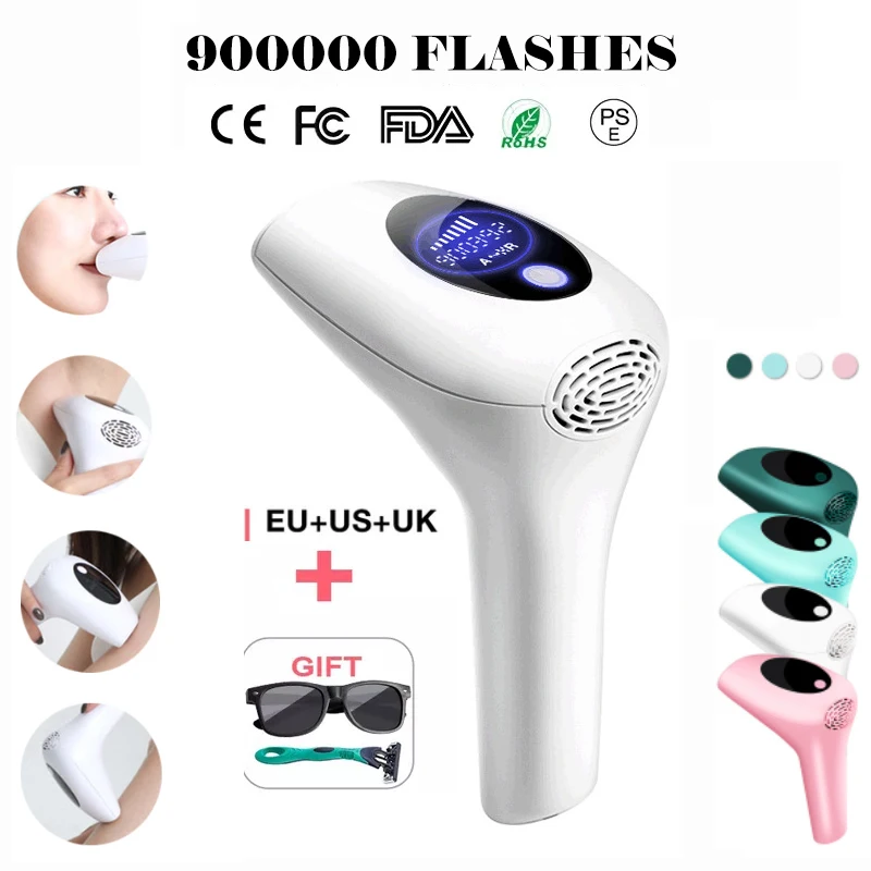 

Facial Hair Remover for Women Electric Epilator Laser Tattoo Removal Depilator Body Ipl Home Permanent Female Professional Care