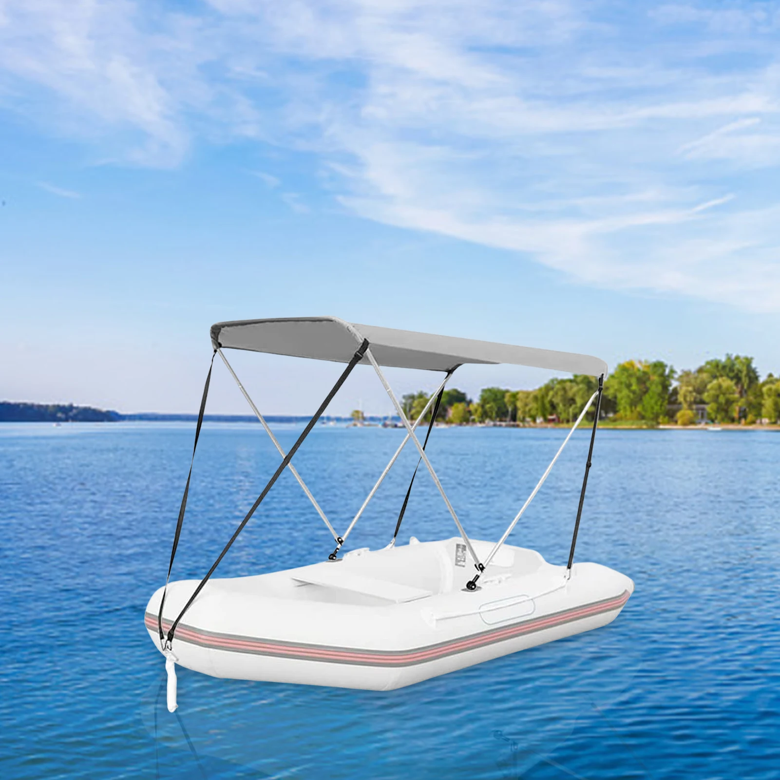 

Boat Sun Shade Shelter Iatable Kayak Awning Canopy With Coating Iatable Kayak Awning Canopy Waterproof And UV Protection