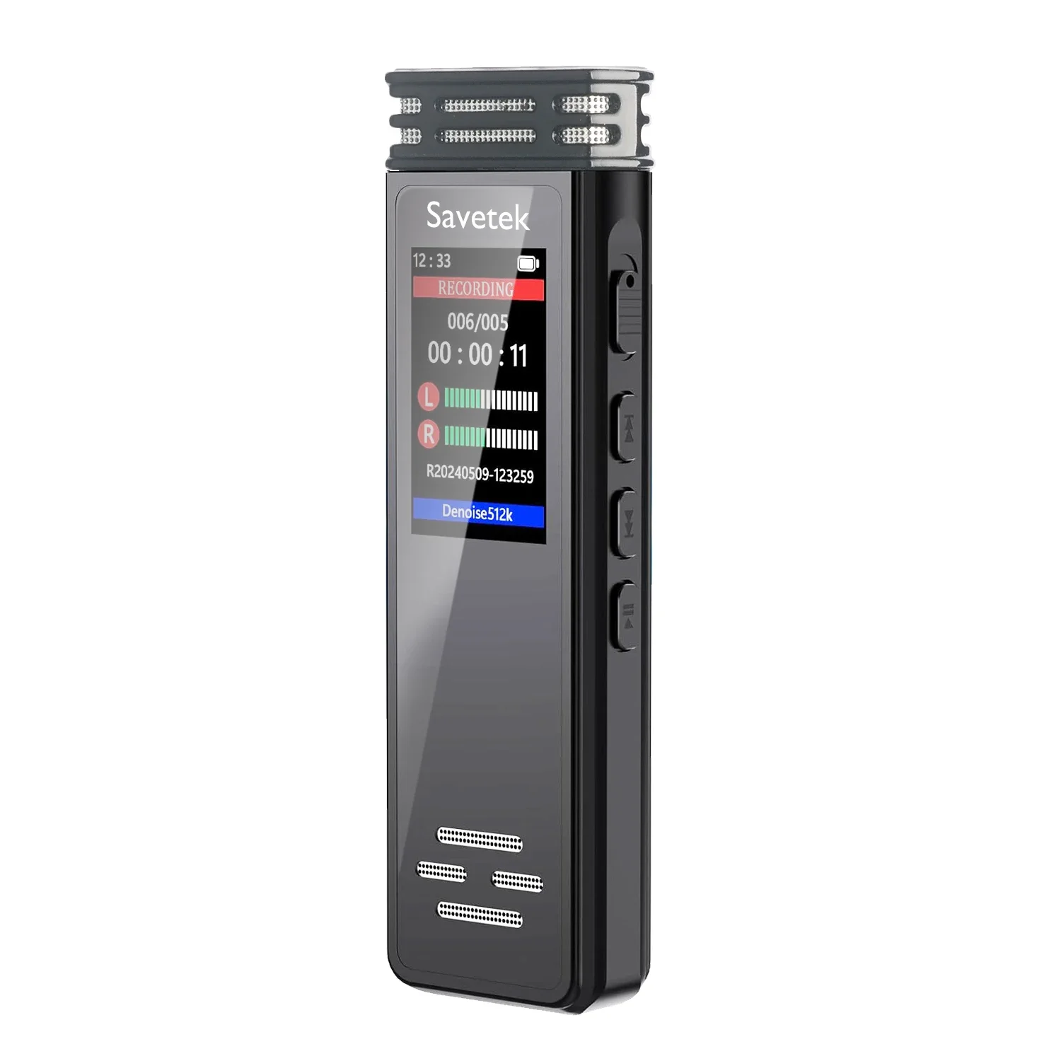 Цифровой диктофон Savetek USB C с голосовой активацией 32 ГБ 64 128
