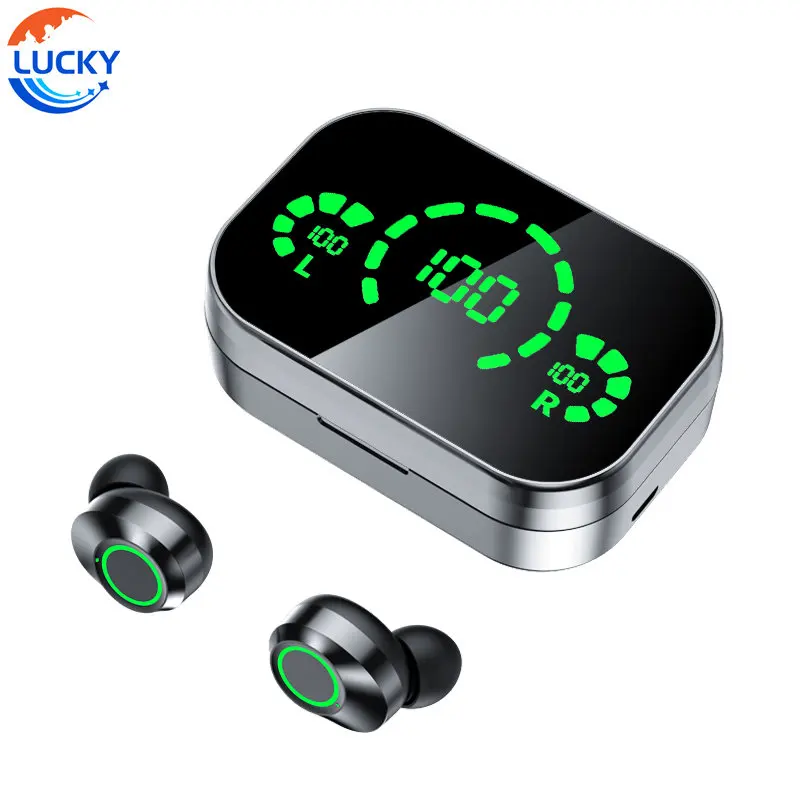 

Wireless Headphones TWS Fone Bluetooth Earphones HIFI Earbuds Headsets Stereo with Mic Charging for Sports Games Phones