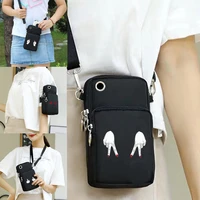 universal mobile phone bag for samsungiphonehuawei case wallet outdoor sport arm shoulder bag chest pattern phone pouch