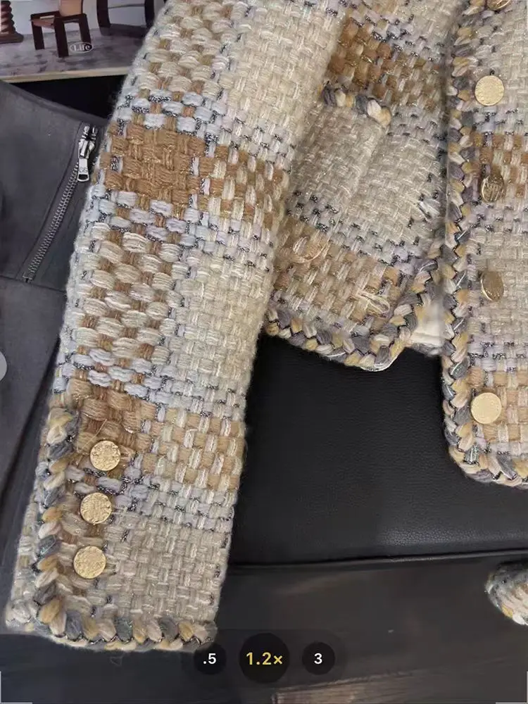 Маленькая женская куртка Rich Heiress в ароматном стиле для тяжелой промышленности