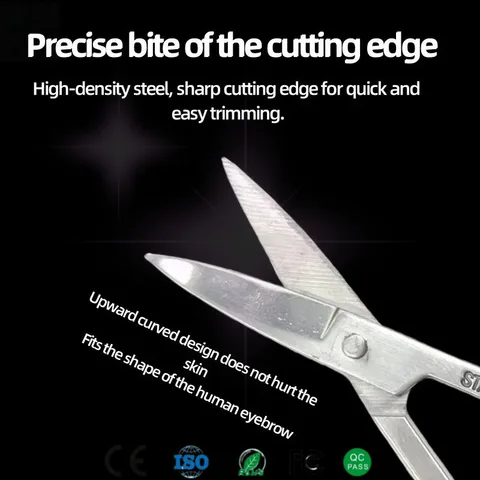 Маленькие инструменты для ногтей из нержавеющей стали, ножницы для бровей, носа, стрижки маникюра, пинцет для стрижки лица, инструмент для макияжа и красоты