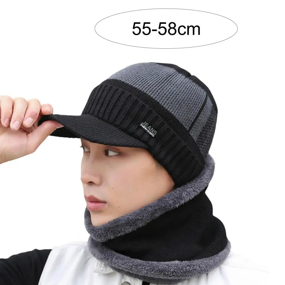 

Женский комплект шарфов, жаккардовый, теплый Модный повседневный вязаный комплект из шапки и шеи