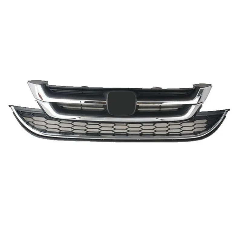 

Для Honda CRV CR-V Grill 2010 2011, передний бампер, хромированная решетка, средние гоночные грили, сотовая крышка капота, автомобильные аксессуары