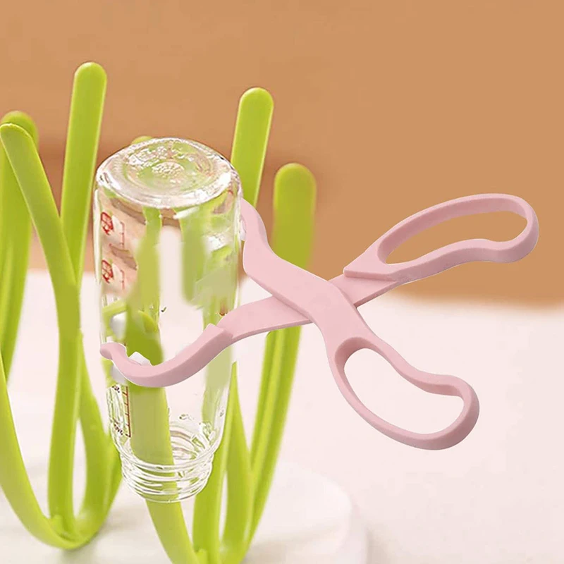 

Bottle Clips Resistant Sterilising Plastic Tongs For Baby Bottles Tweezers Milk Bottle Clamp Skid Anti-slip Sterilized Forceps