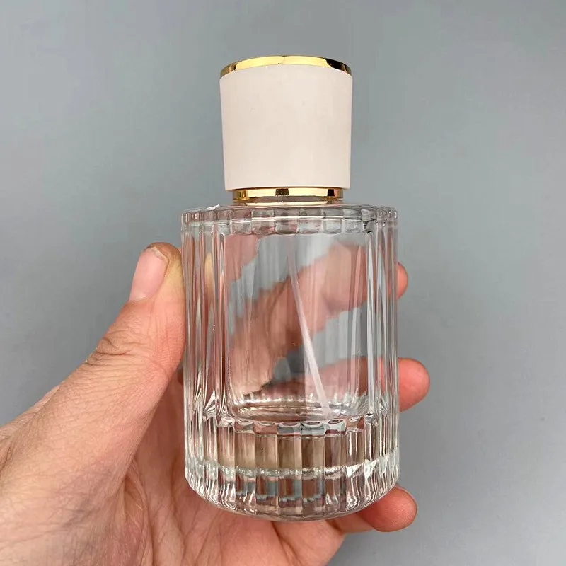 30ML 50ML Luxury Perfume Glass Spray Bottle Portable Clear Cosmetics Alcohol Atomizer High Capacity Empty Bottles Refillable images - 6