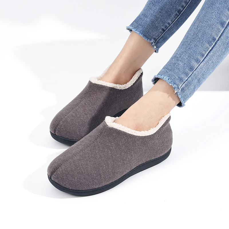 Litfun/женские меховые домашние тапочки мужские нескользящие шлепанцы из мягкой