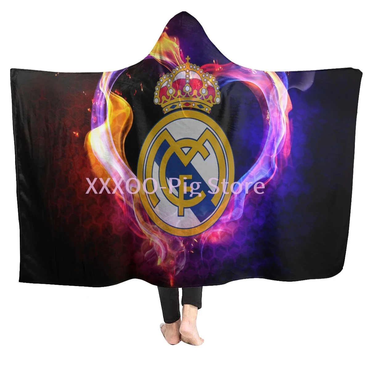 

Real Madrids Anime printed Ultra-Soft Micro Fleece Blanket flannel throw Sherpa bedspread bedding Throw Blanket