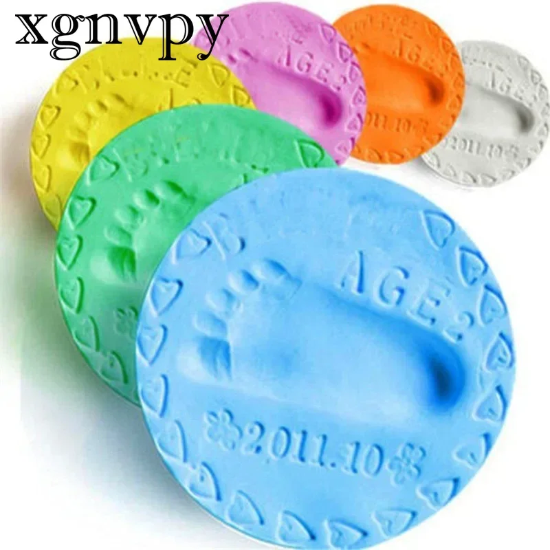 Набор Глины Для Детских Отпечатков Рук Xgnvpy Сухой Воздух Натуральный Порошок