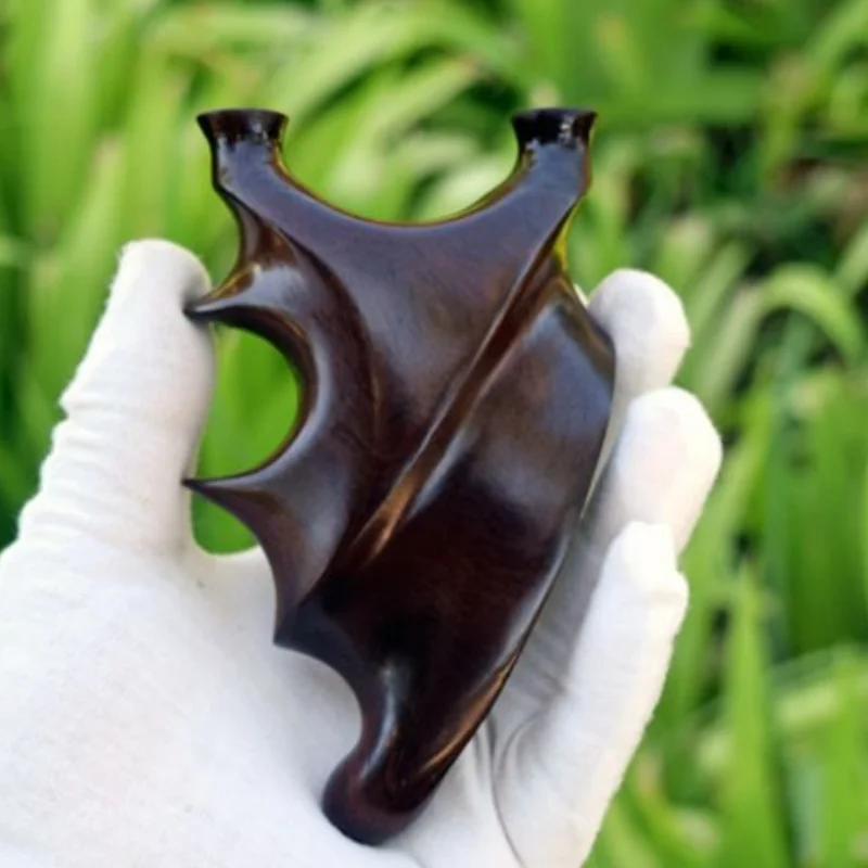 

Solid Wood Recurve Rosewood Slingshot Rubber band Outdoor Hunting left and Right Handed Slingshot Precision Shooting