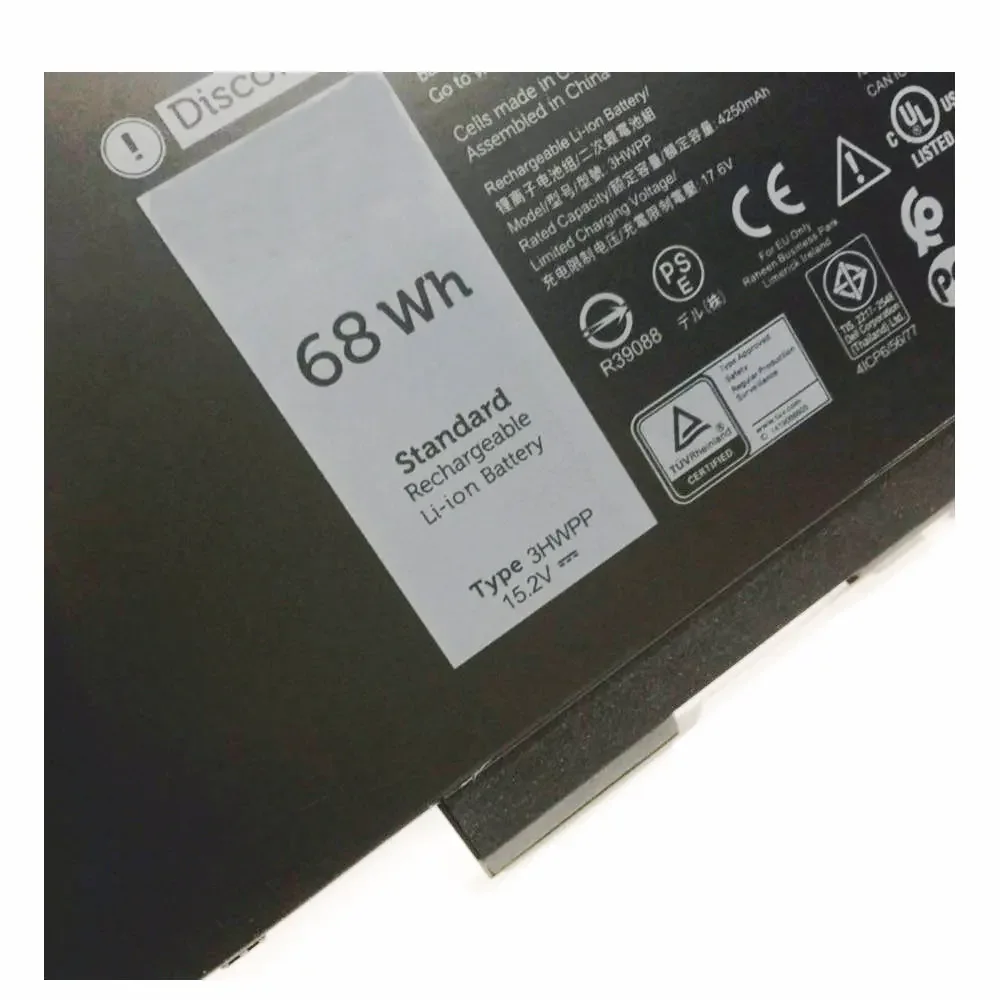 Новый запасной аккумулятор типа 3hwpp для ноутбука DELL Latitude 5501 5401 3541
