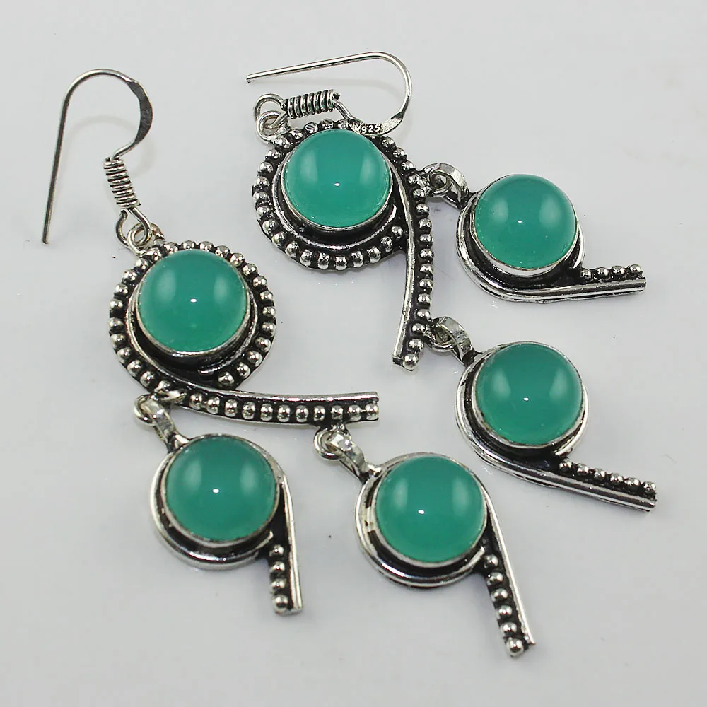 

Chalcedony Earrings Silvers Overlay over Copper , 73 mm, E1072