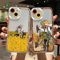 for coque iphone 11 12 13 pro max x xr xs 7 8 plus se2 vintage van gogh oil painting scenery clear phone case back cover fundas