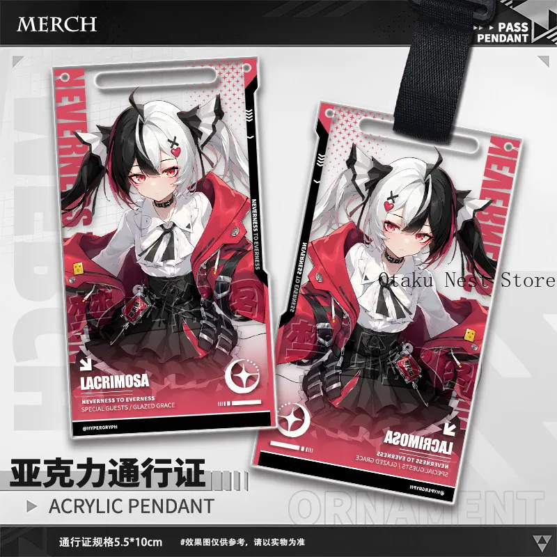 Фото Акриловый брелок-подвеска Anime Neverness To Everness Lacrimosa для ключей и сумок, коллекционный аксессуар для косплея, подарок на день рождения №2