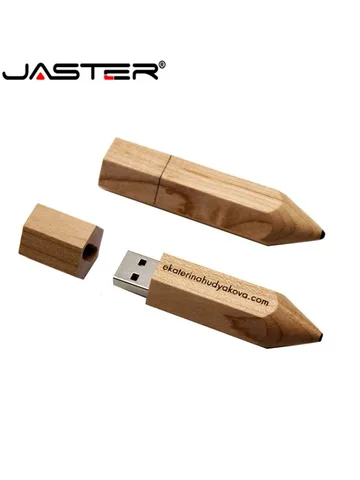 Корабль свободный изготовленный на заказ логотип деревянный карандаш USB флеш-накопитель u-диск подарок флэш-накопитель 4 Гб оперативной памяти, 16 Гб встроенной памяти, 32 Гб 64 ГБ флеш-накопитель