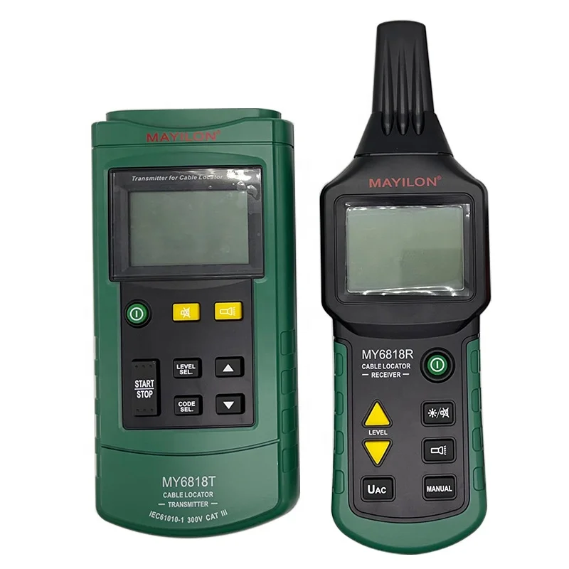 

MY6818 Wire Tracker Portable Professional Wire Cable Tracker Metal Pipe Locator Detector Tester Line Tracker