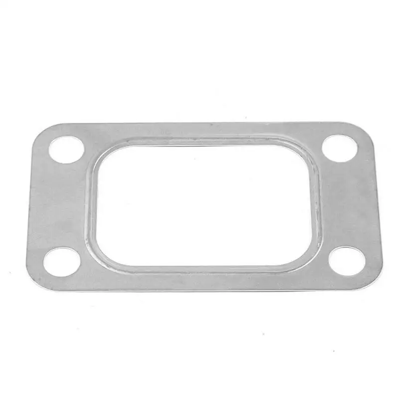 

Portable T3 T35 T38 GT35 GT35R Turbo Turbine Inlet Manifold Gasket 304 Stainless Steel T3 Turbo Gaskets With 4 Holes