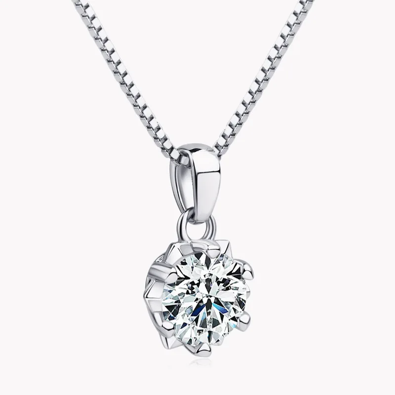 

Women's One Carat Necklace Classic Jewelry