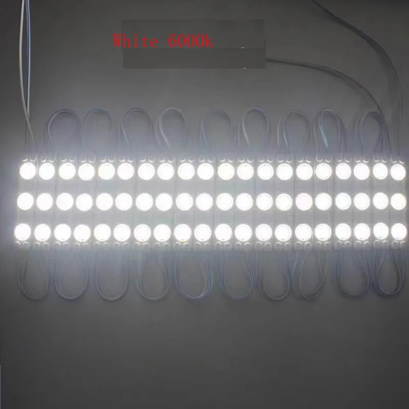 20 шт. светодиодный модуль Injection Len 3000k Nature White 4000k 6000k 10000k Красный Зеленый Синий