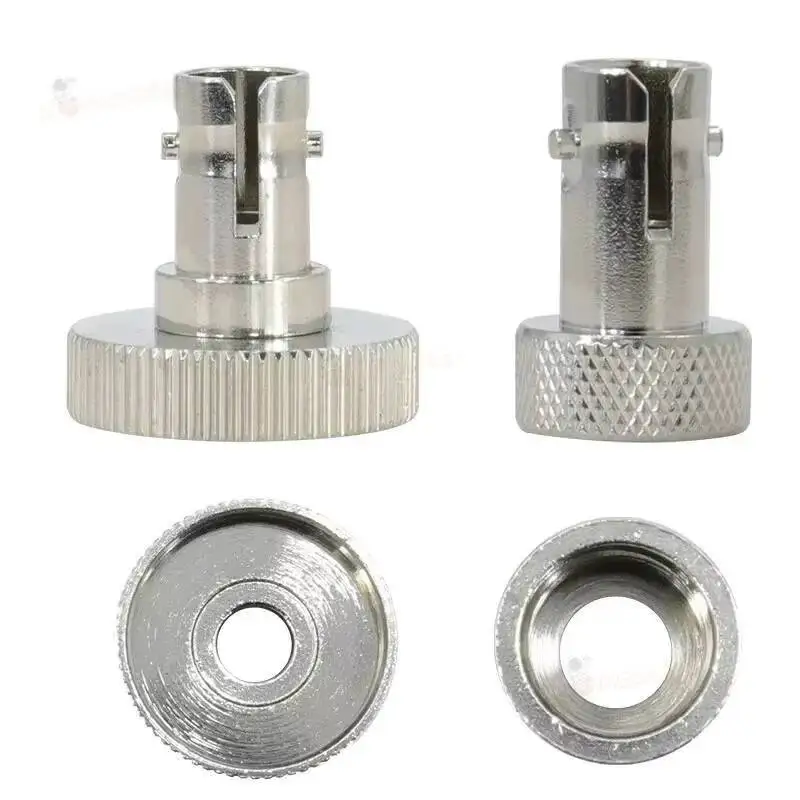 Фото Адаптер-переходник для оптического измерителя мощности M16/M8 SC/ST/FC, красный, с металлическим колпачком, фланцевый соединитель №4