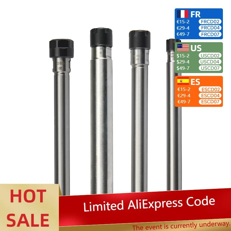 

Держатель цангового патрона KEENCUTEER C-ER 100-200L для фрезы