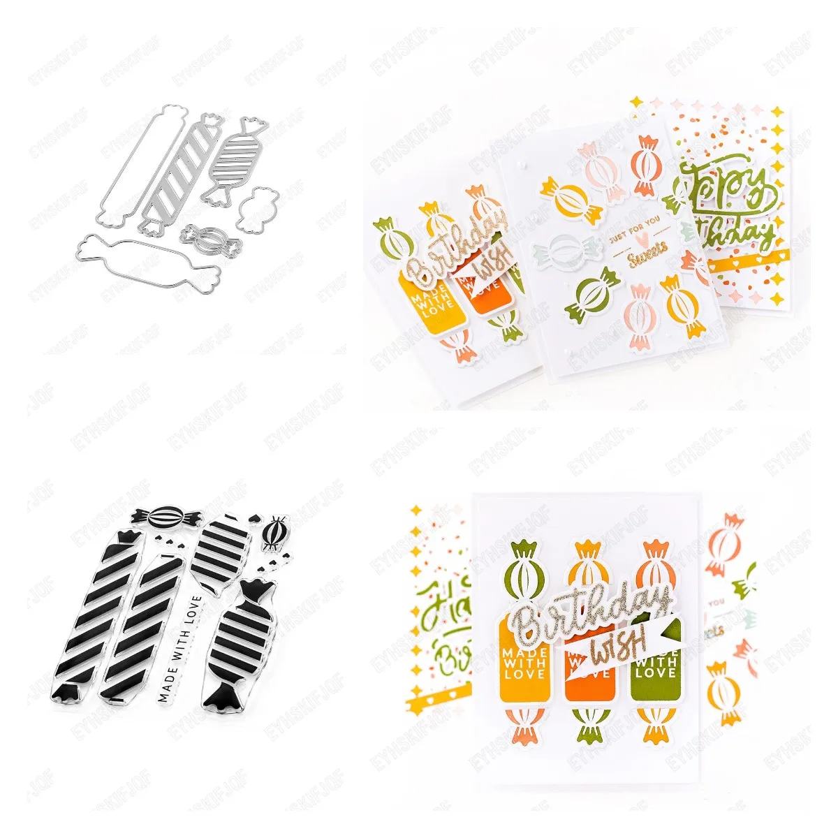 

Candy Metal Cutting Dies Scrapbooking New Arrival 2022 Stamps For Scrapbooking Making Greeting Card