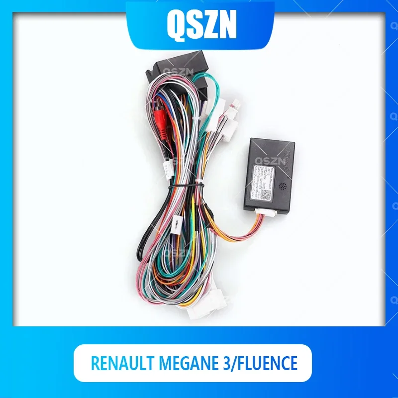 

QSZN Android Canbus Box LNF1.10 для RENAULT MEGANE 3/FLUENCE 2008-2014, 16-контактный жгут проводов, силовые кабели, автомобильное радио