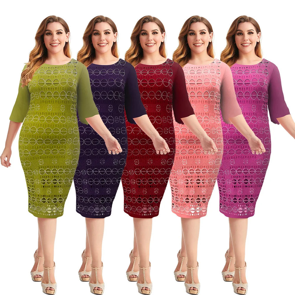 

African Dresses For Women Design Dashiki Beading Abaya Bandage Midi Bazin Vintage Robe Gowns Africa Sexy Lady Party Dress
