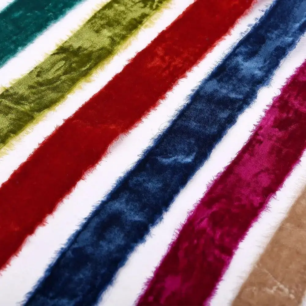 Атласные ленты из велюра 3 ярда/4 см шелковая лента ремень искусственного бархата