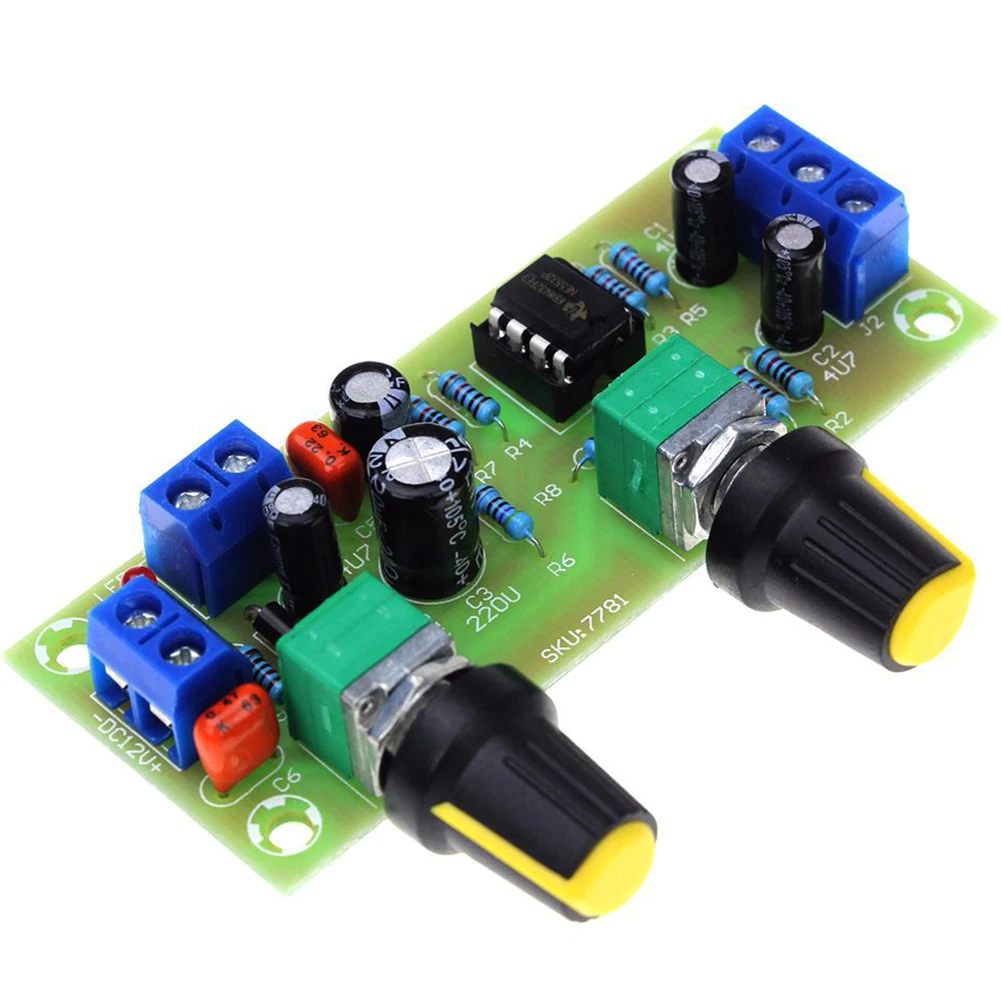 

Hot Ticket DC 10-24V Amplifier Smart Volume Control Accessories Subwoofer Filter Plate Low Pass Bass Tone 22Hz-300Hz Preamp Boar