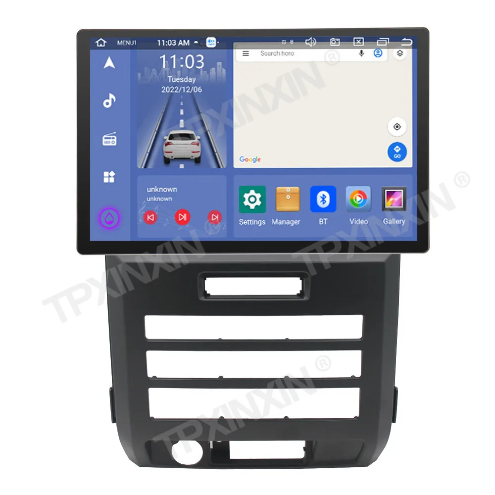 Фото Автомагнитола на Android 12 для Ford Raptor F150 2008-2014, автоматический GPS аудио Carplay видео, центральный мультимедийный плеер, стерео устройство 13,3 №3
