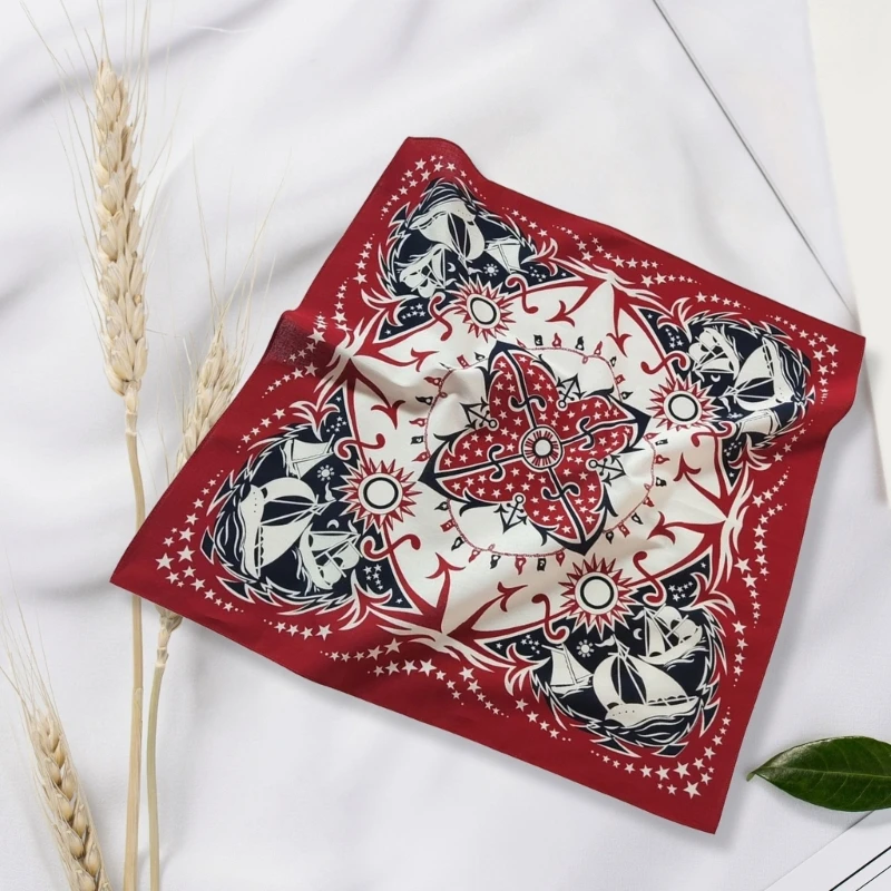 Парусный платок с цифровым принтом банданы в стиле хип-хоп музыкальный фестиваль