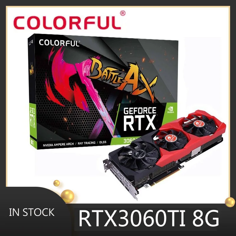 

Видеокарта Geforce RTX 3060ti 8g 256bit gddr6 8nm nvidia geforce ga104-2 570 gpu 660 950 600w