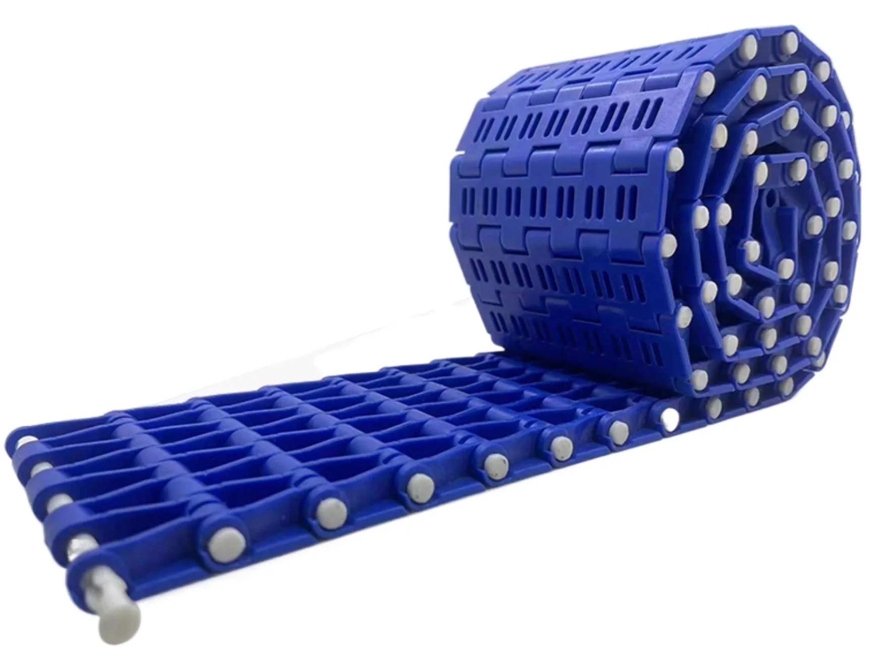 

1Meters Width:76.2-152.4mm Pitch:19.05mm Flat Grid Chain Plastic Chain Plate POM Conveyor Belt