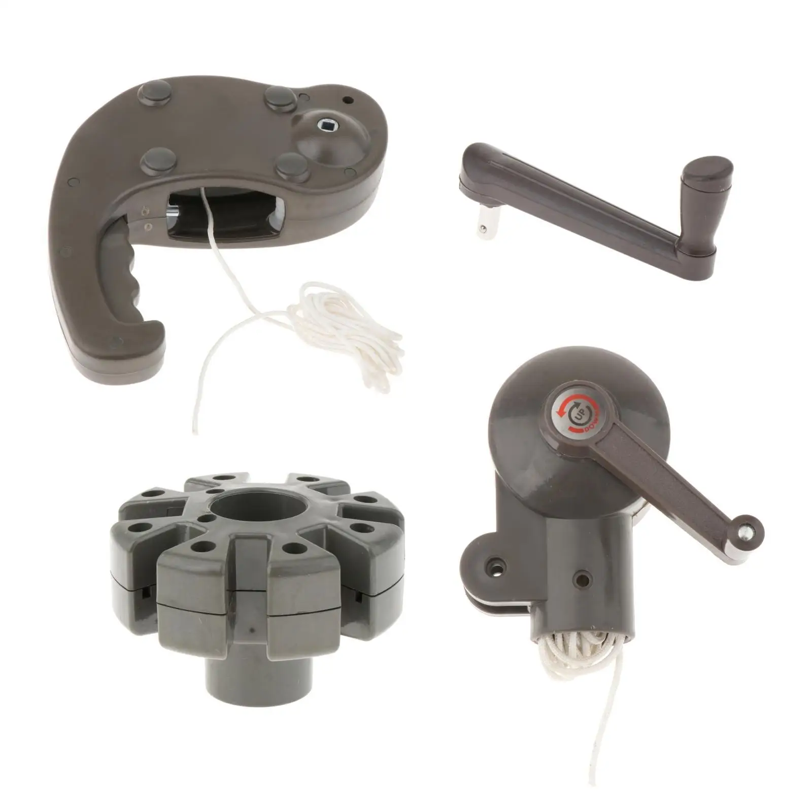 

Patio Umbrella Accessories Outdoor Umbrella Clamp Mount Adjustable Parasol Heavy