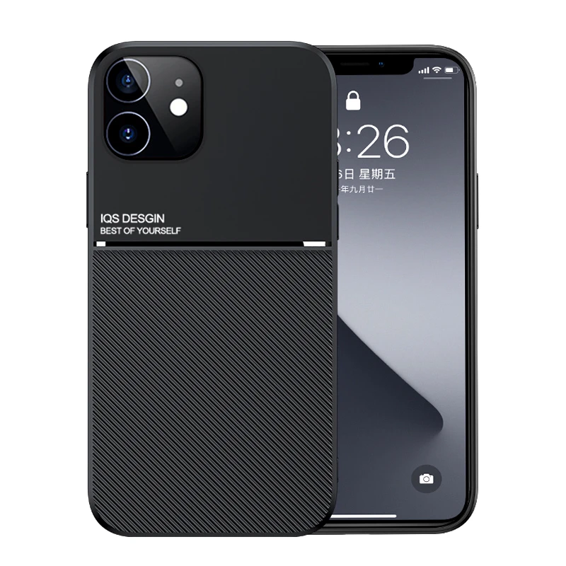 Magnetic Leather Case For iPhone 14 13 12 11 Pro Max XS XR X R 8 7 Plus iPhone13 iPhone12 13Pro iPhone11 Covers With Metal Plate