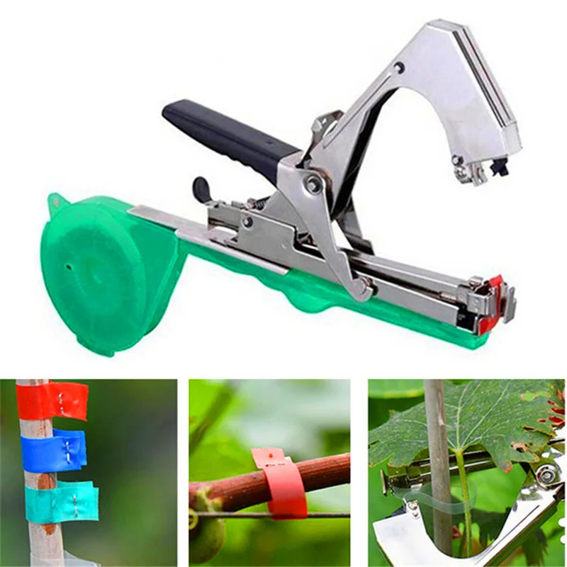 

Plant Garden Tapetools Binder Nail Tapener Flower Vegetable Bind Branch Machine Grape Vine Stapler Tying Device Tying Machine AA