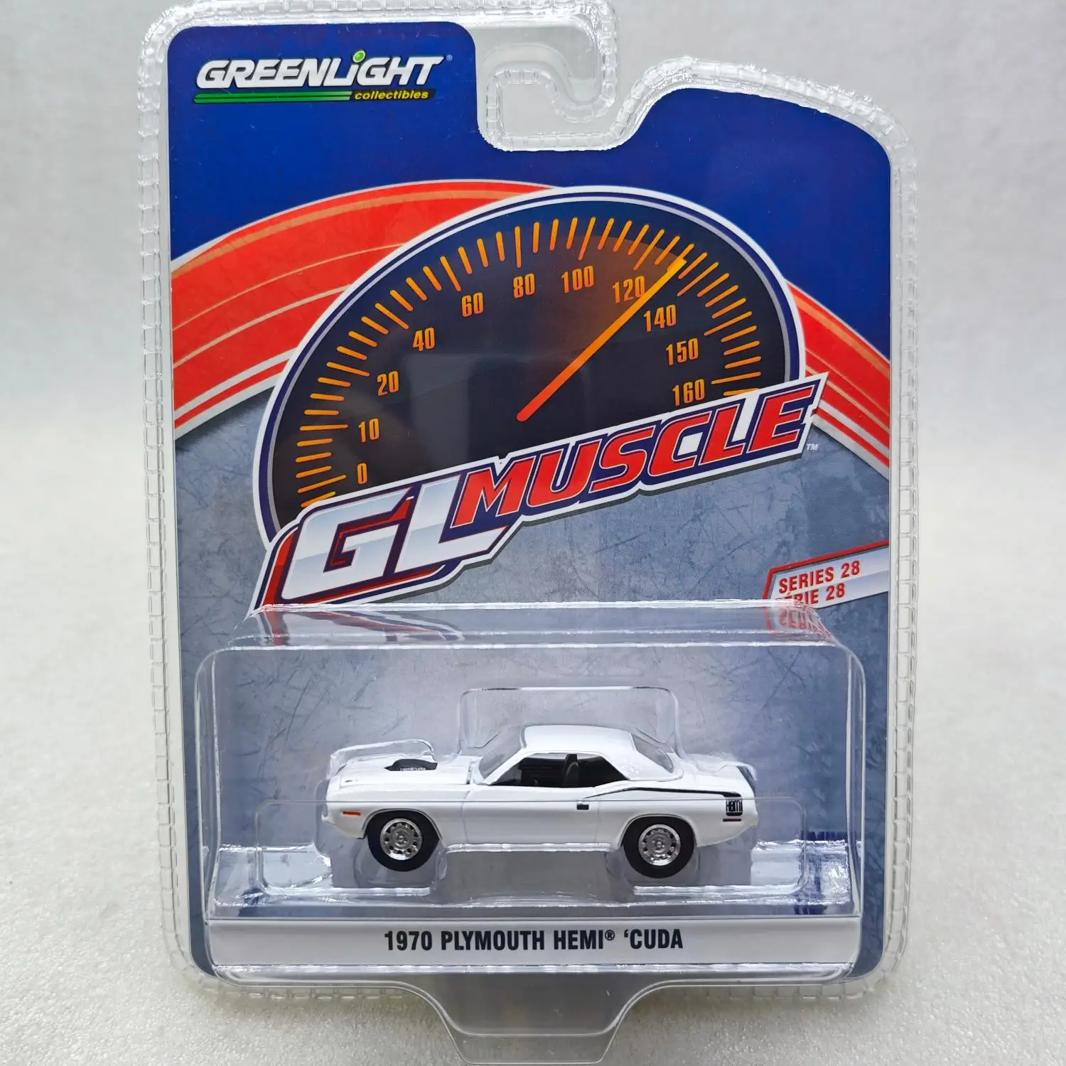 1:64 1970 Плимут Hemi Cuda высококлассная модель автомобиля из сплава коллекционная