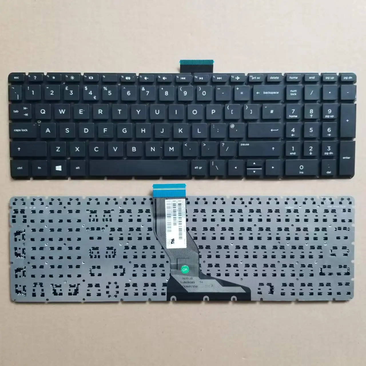 

Клавиатура черная для ноутбука HP Pavilion 15-AU 15-AW 15-AX 15-BK 15-BS 15-BW 250 G6 255 G6 256 G6 258 G6