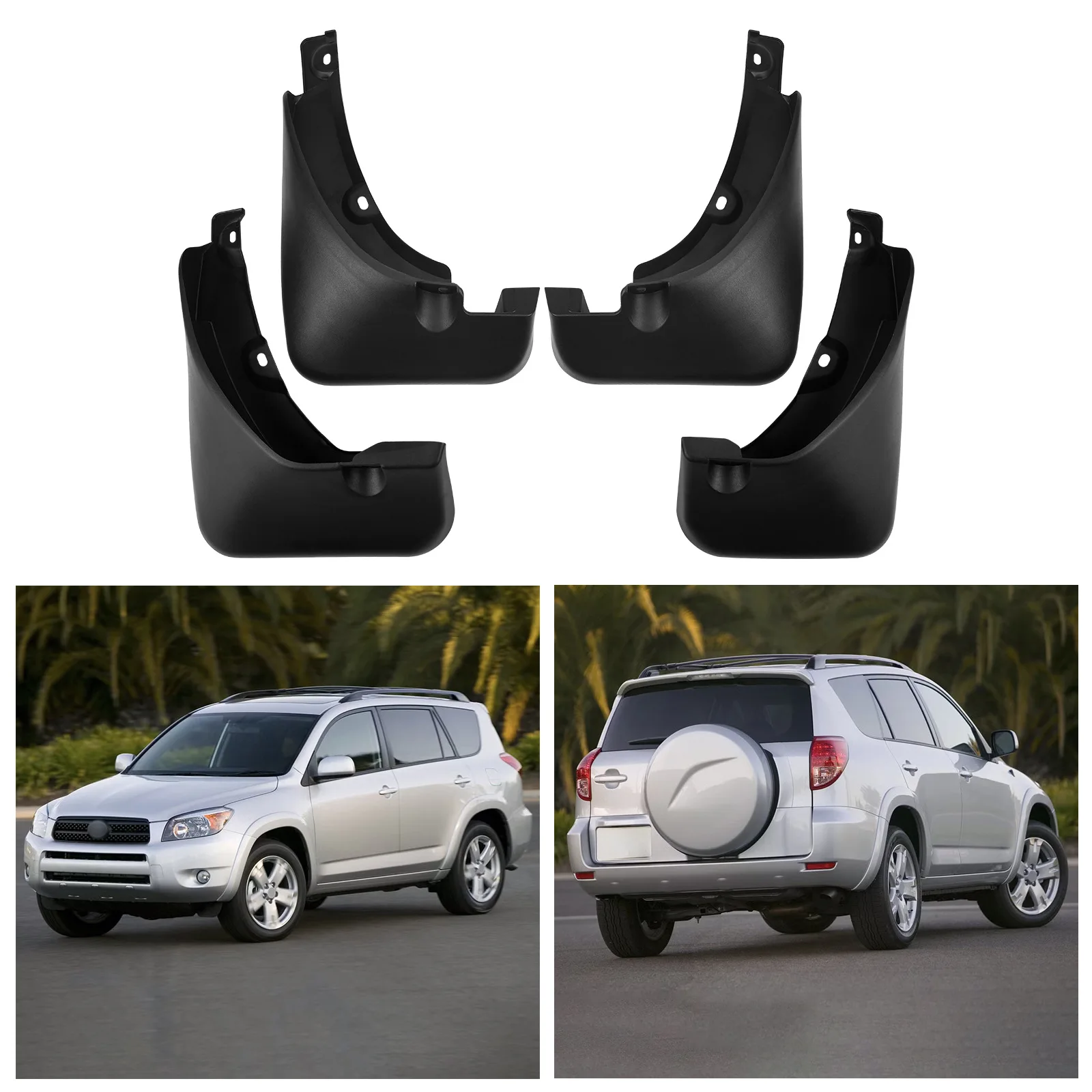 

ДЛЯ Toyota RAV4 2006 2007 2008 2009 2010 2011 2012 брызговики на крыло брызговики брызговики автомобильные аксессуары